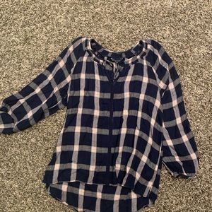 American Eagle Flannel Blouse